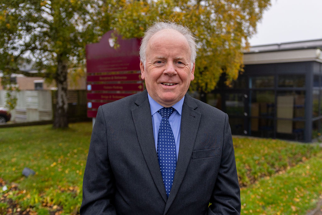 Photo of acting headteacher Aidan Dowle